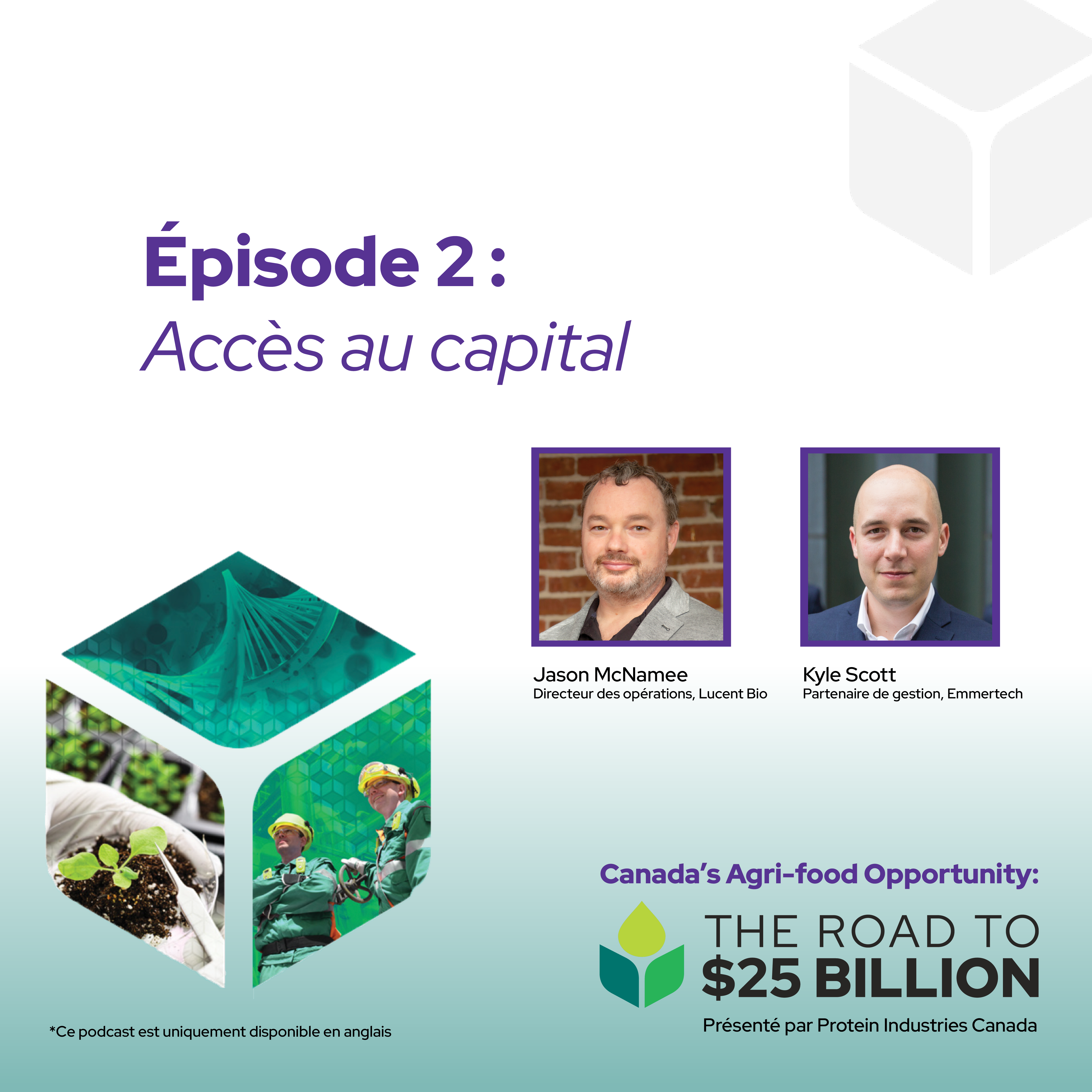 avec Jason McNamee (Lucent Bio) et Kyle Scott (Emmertech)